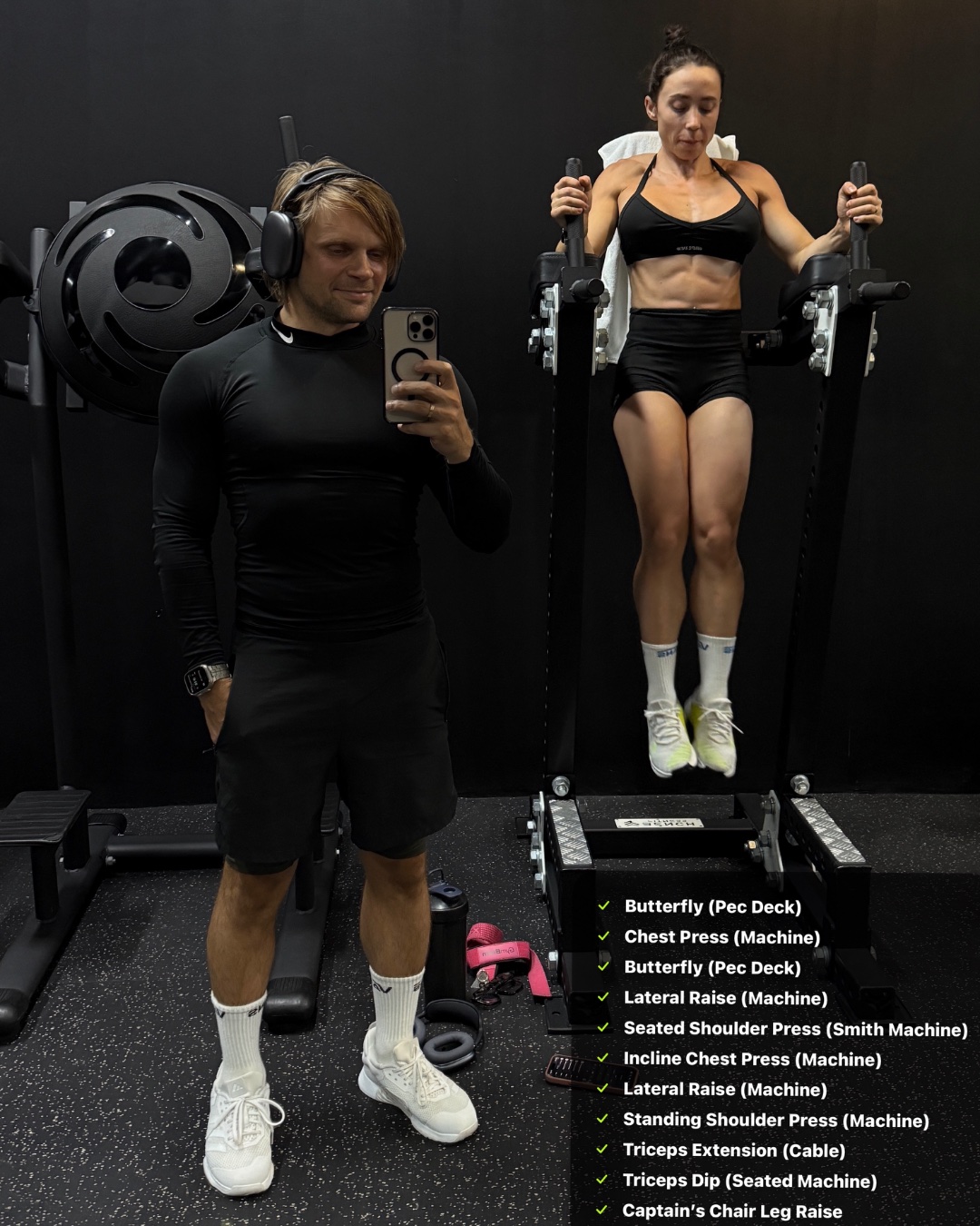 Chest/shoulders/triceps