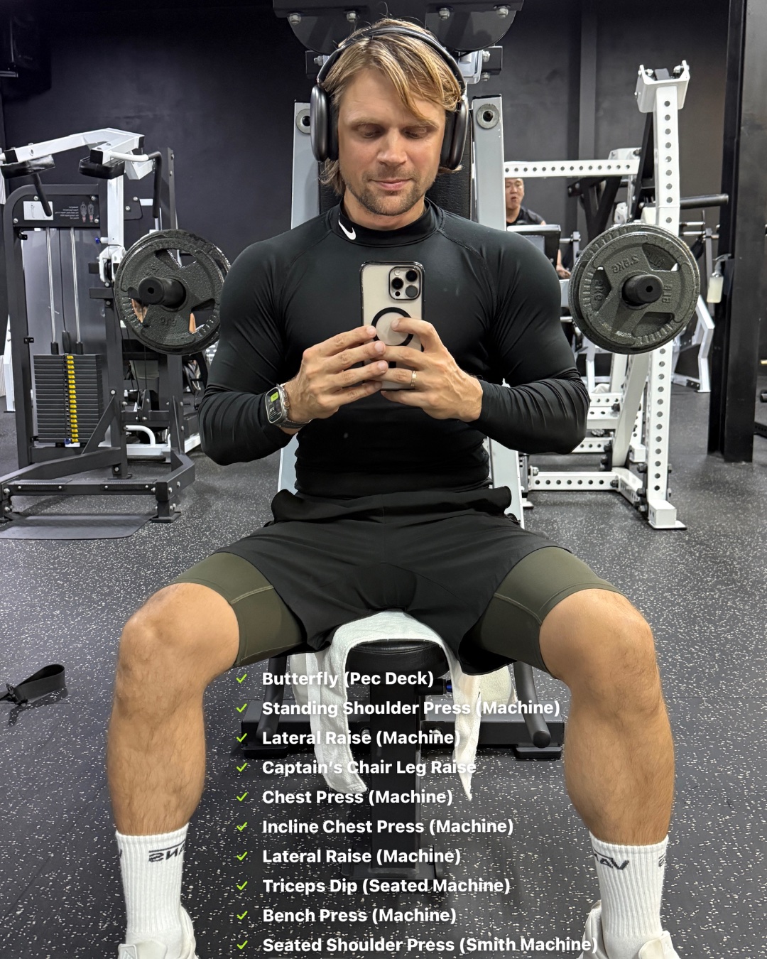 Chest/shoulders/triceps